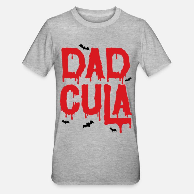 Dadcula - T-shirt polycoton Unisexe - gris chiné