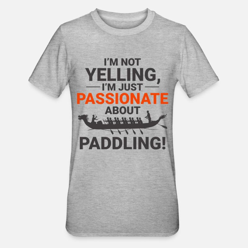 Synchronized Paddling Team  - Unisex Polycotton T-Shirt - heather grey