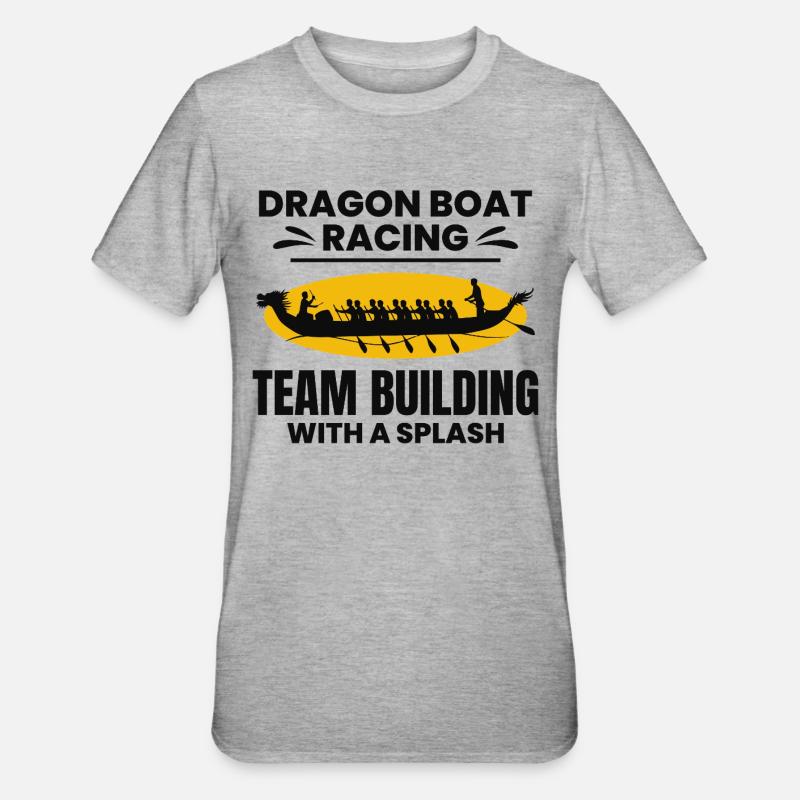 Synchronized Paddling Team  - Unisex Polycotton T-Shirt - heather grey