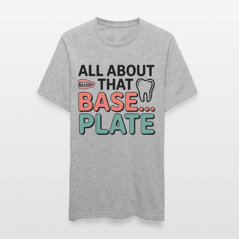 Plaque de base de technicien de laboratoire dentaire T-shirt polycoton Unisexe