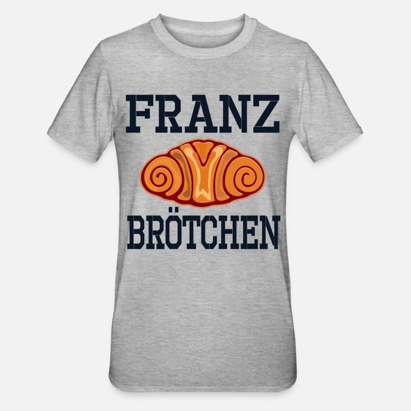 CUISSON FRANZBRÖTCHEN DE HAMBOURG - T-shirt polycoton Unisexe - gris chiné