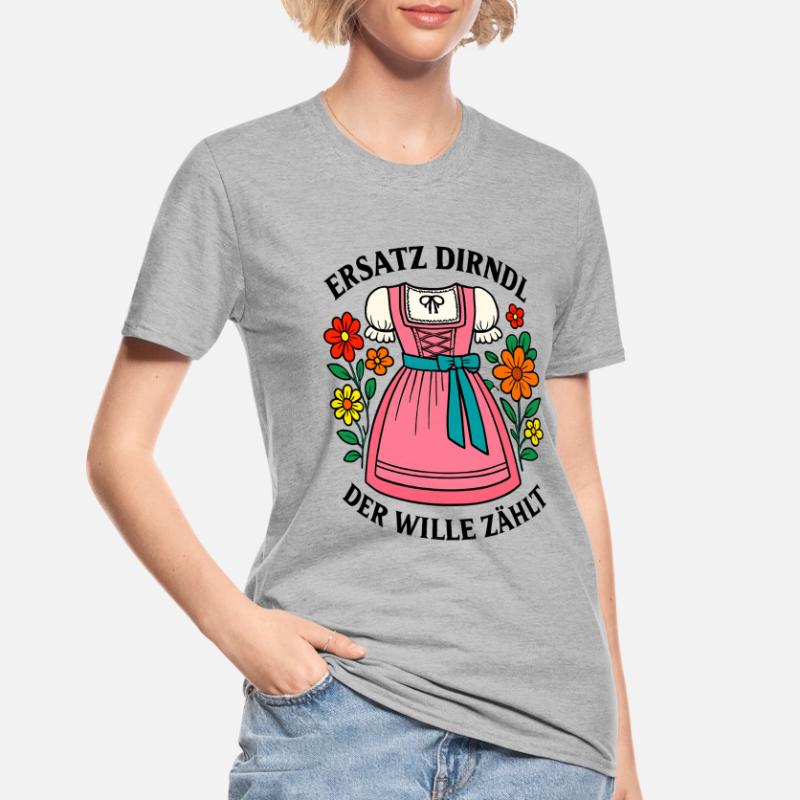 Remplacement de Dirndl – Le testament compte T-shirt polycoton Unisexe