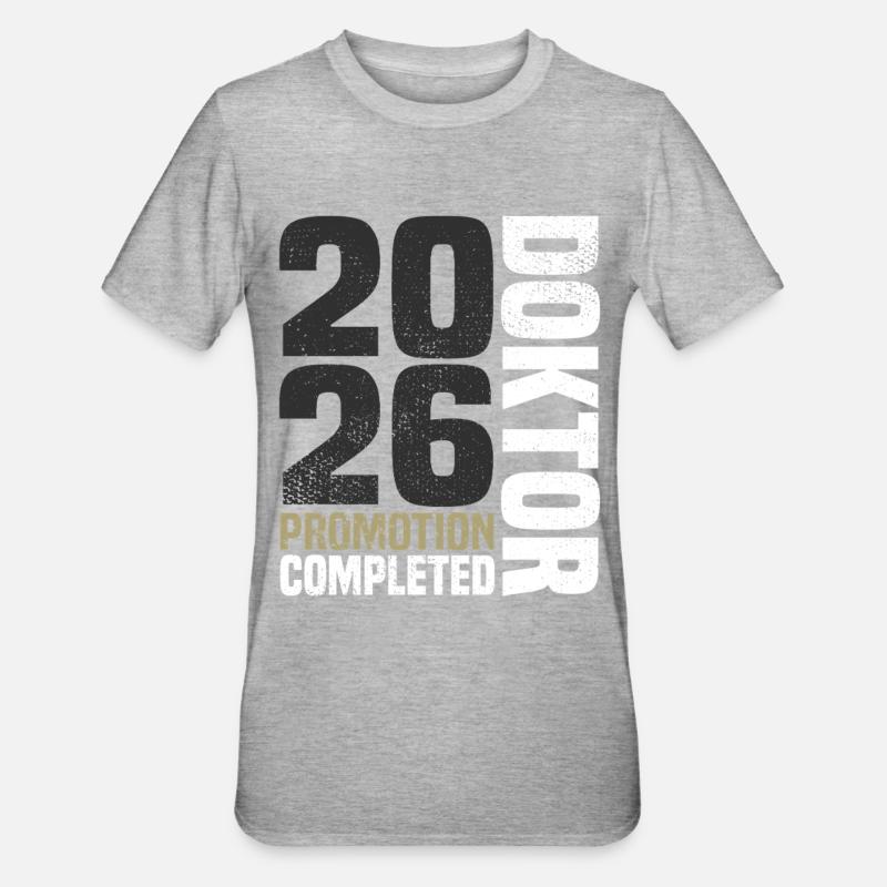 Médecin 2026 - T-shirt polycoton Unisexe - gris chiné