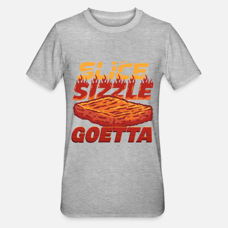 Saucisse de Goetta - T-shirt polycoton Unisexe - gris chiné
