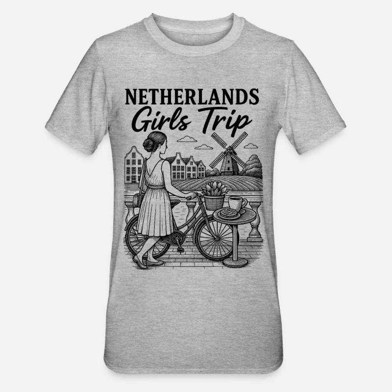 Night Star Speckle Pattern - Unisex Polycotton T-Shirt - heather grey