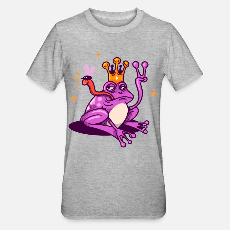 Prince Toad - Unisex Polycotton T-Shirt - heather grey