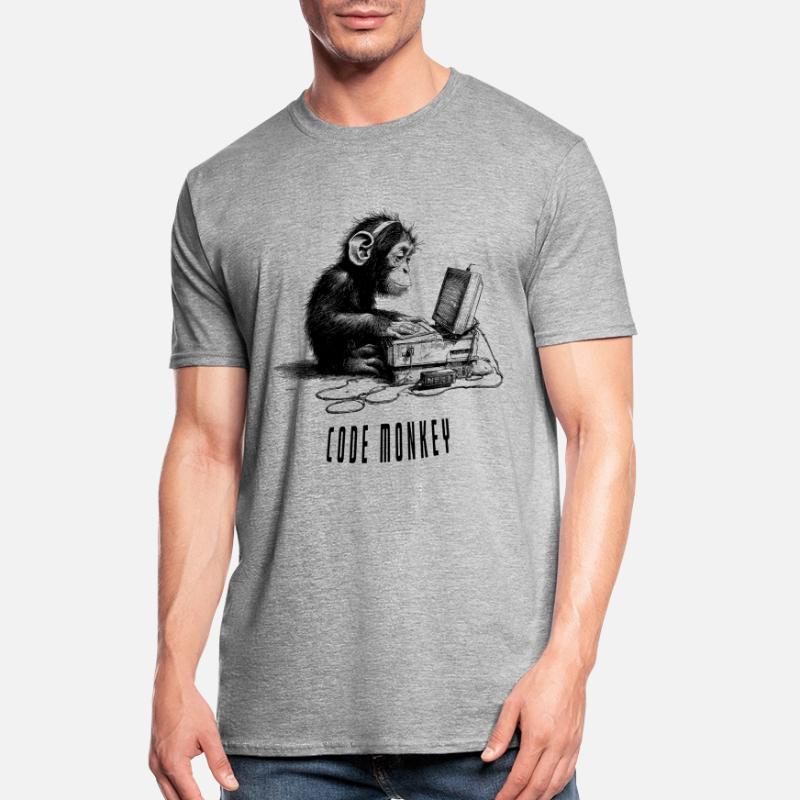 Code Monkay T-shirt polycoton Unisexe