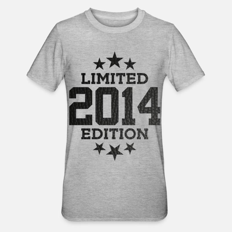 ÉDITION LIMITÉE 2014 12E ANNIVERSAIRE - T-shirt polycoton Unisexe - gris chiné