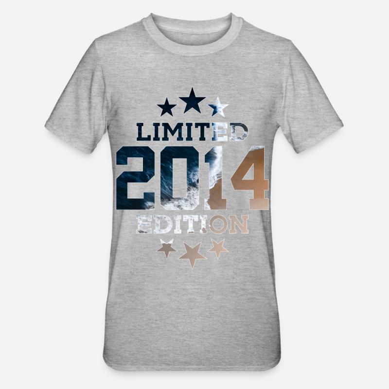 ÉDITION LIMITÉE 2014 12E ANNIVERSAIRE - T-shirt polycoton Unisexe - gris chiné