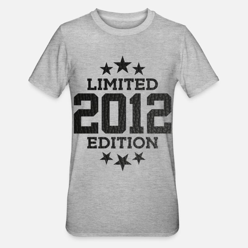 ÉDITION LIMITÉE 2012 14E ANNIVERSAIRE - T-shirt polycoton Unisexe - gris chiné