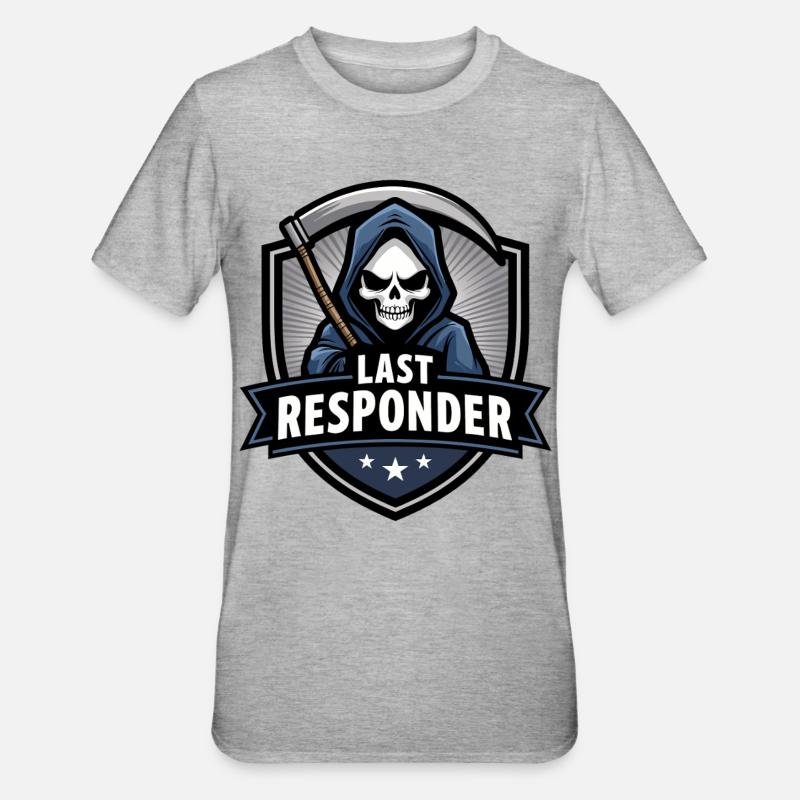 Dernier intervenant - T-shirt polycoton Unisexe - gris chiné