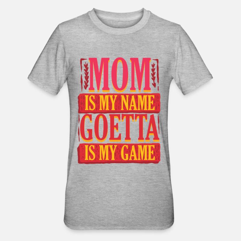 Saucisse de Goetta Noix - T-shirt polycoton Unisexe - gris chiné