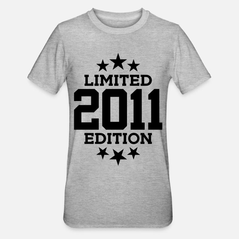 ÉDITION LIMITÉE 2011 15E ANNIVERSAIRE - T-shirt polycoton Unisexe - gris chiné