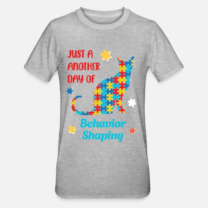 Be Kind – Sensibilisation à l’autisme - T-shirt polycoton Unisexe - gris chiné