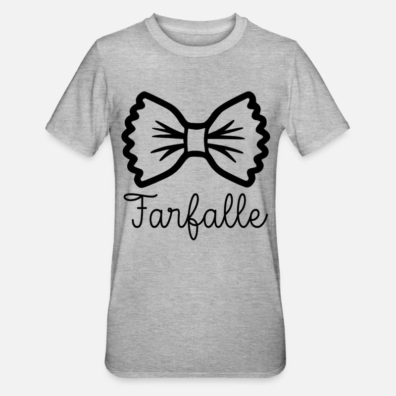 Papillons - T-shirt polycoton Unisexe - gris chiné