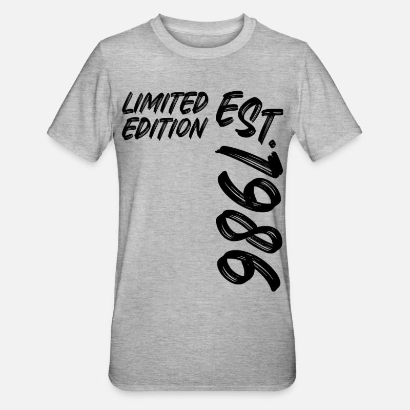 Édition limitée Est. 1986 - T-shirt polycoton Unisexe - gris chiné