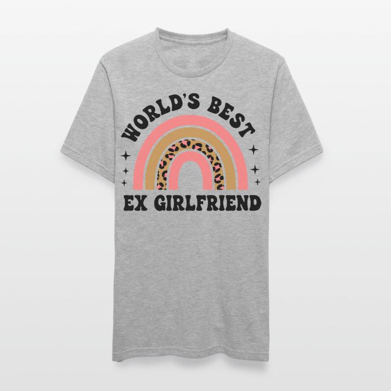 Leopard Rainbow Pattern Unisex Polycotton T-Shirt