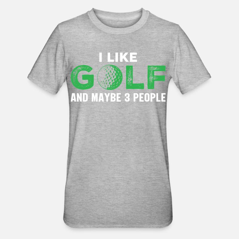 golfe - T-shirt polycoton Unisexe - gris chiné