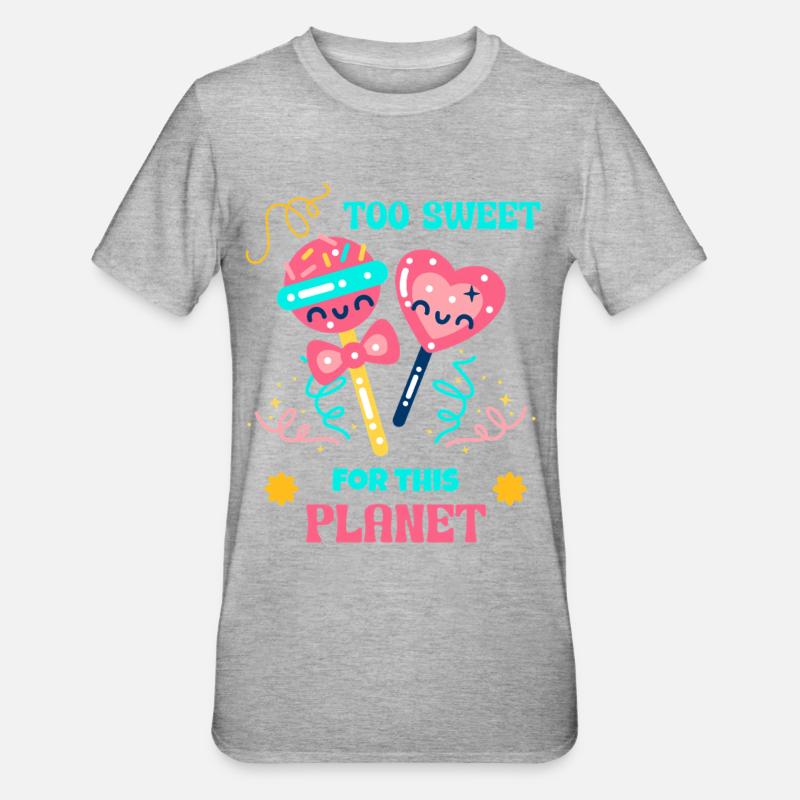 Candy Queen Candy Mode - T-shirt polycoton Unisexe - gris chiné