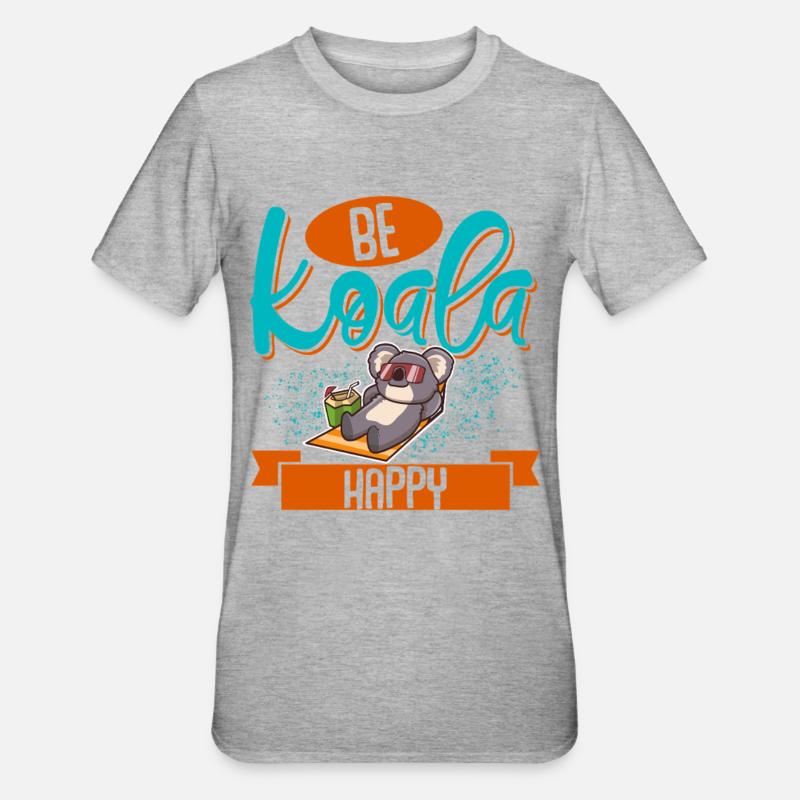 Koala - T-shirt polycoton Unisexe - gris chiné