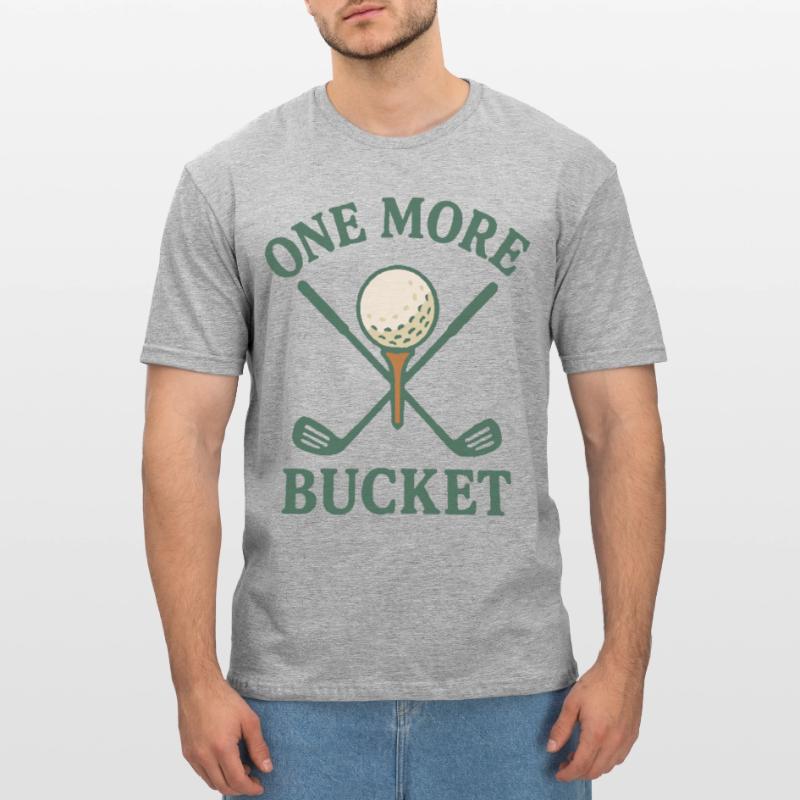 Ein weiterer Eimer Golfschläger Fun Design Unisex Polycotton T-Shirt