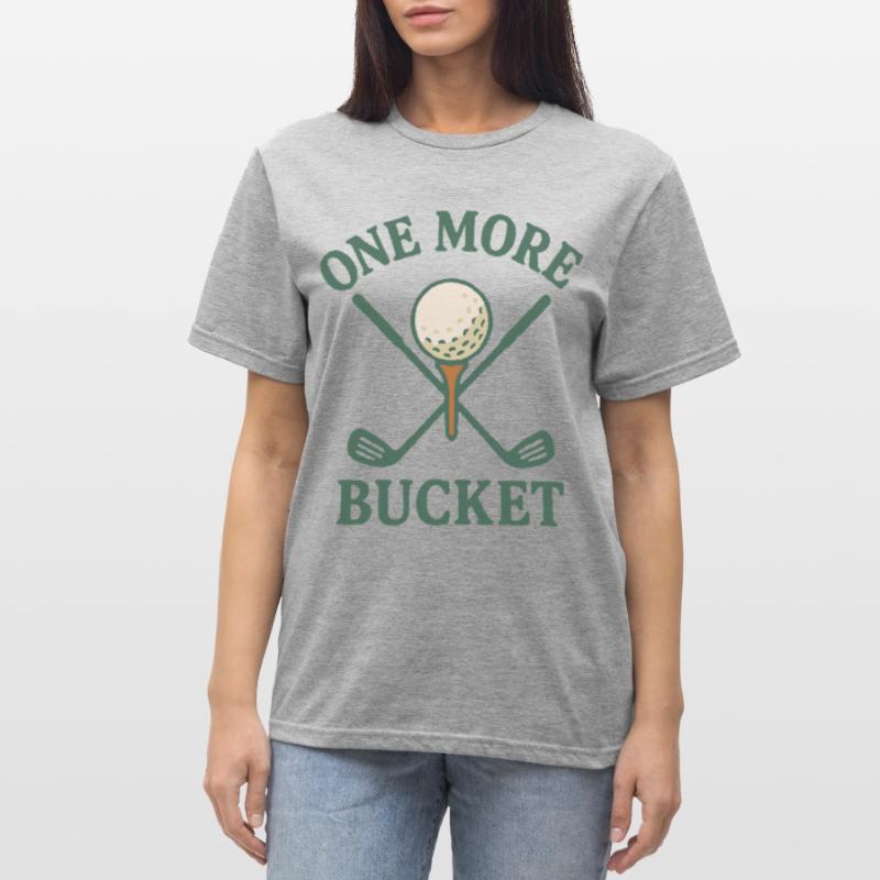 Ein weiterer Eimer Golfschläger Fun Design Unisex Polycotton T-Shirt