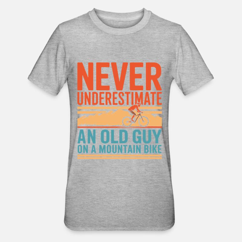 VTT - T-shirt polycoton Unisexe - gris chiné