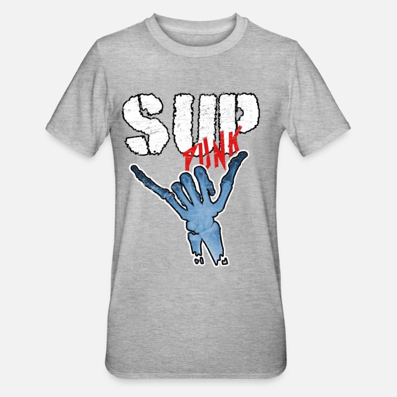 SUP - Unisex Polycotton T-Shirt - heather grey