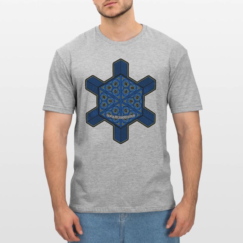 Fractal Evolution Experience Mandala Psytrance Goa Unisex Polycotton T-Shirt