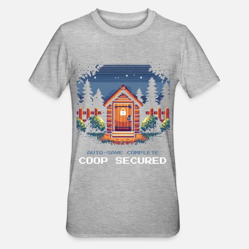 Autosave completed | Stable secured - Unisex Polycotton T-Shirt - heather grey