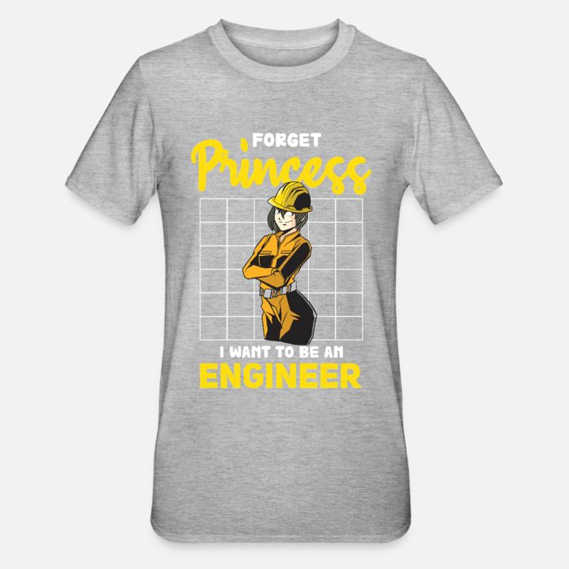 Rêve de planification énergétique d’ingénieur - T-shirt polycoton Unisexe - gris chiné