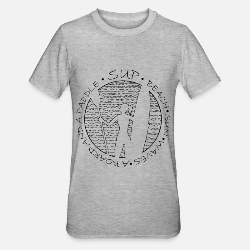 SOUPER - T-shirt polycoton Unisexe - gris chiné