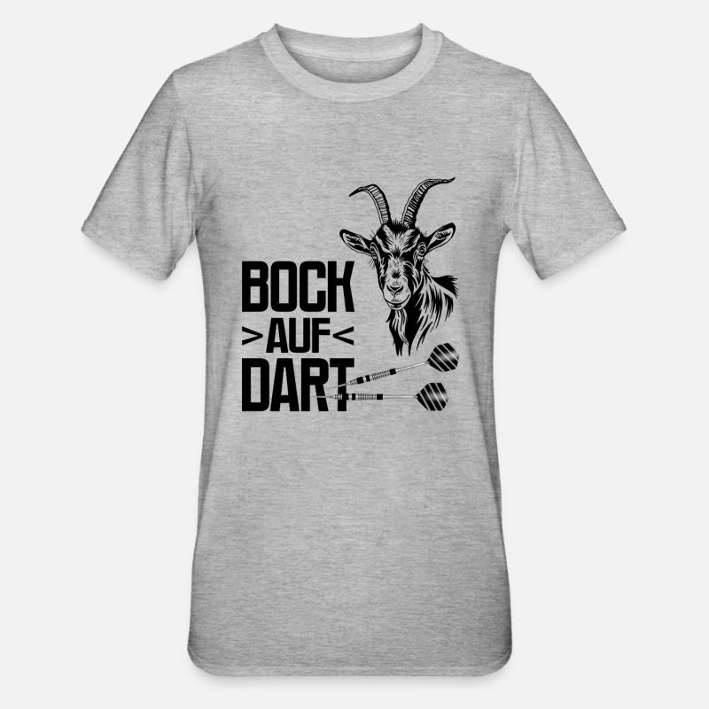 Bock_Auf_DART - T-shirt polycoton Unisexe - gris chiné
