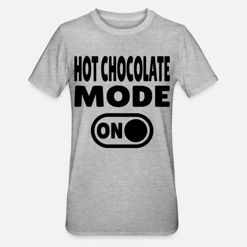 Mode HotchocolateONBLK - T-shirt polycoton Unisexe - gris chiné