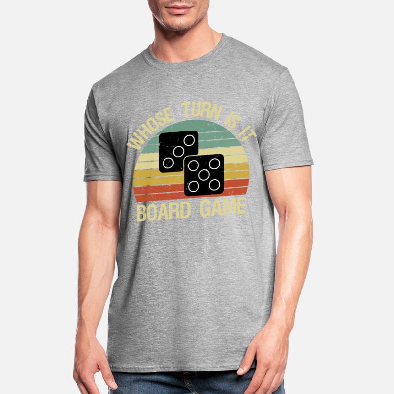 Whose Turn Is It Board Game Strategy Competitive Unisex Polycotton T-Shirt