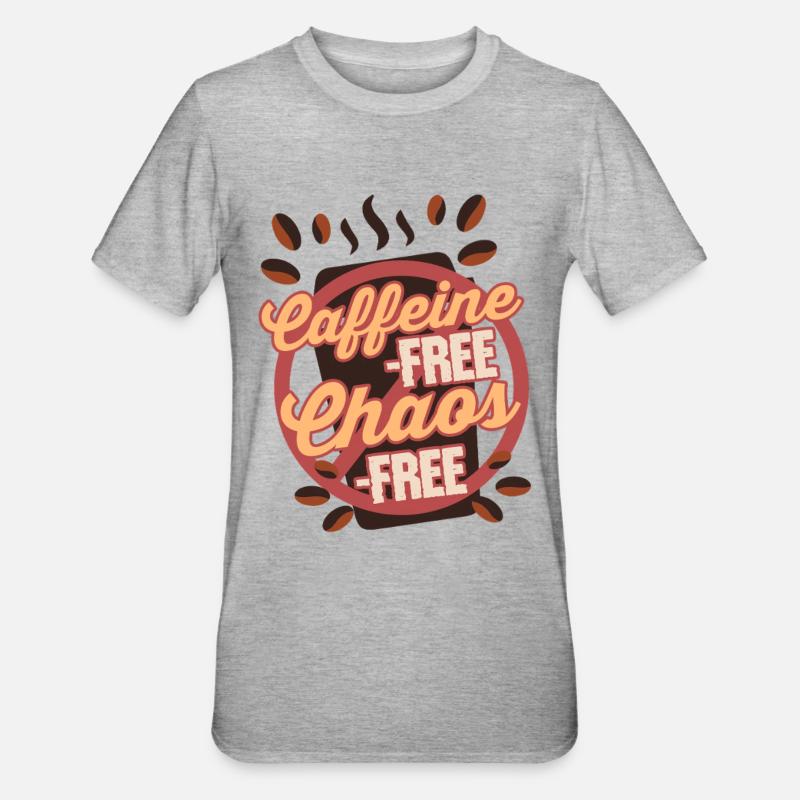 Coffee withdrawal decaffeinated ex-coffee drinker - Unisex Polycotton T-Shirt - heather grey