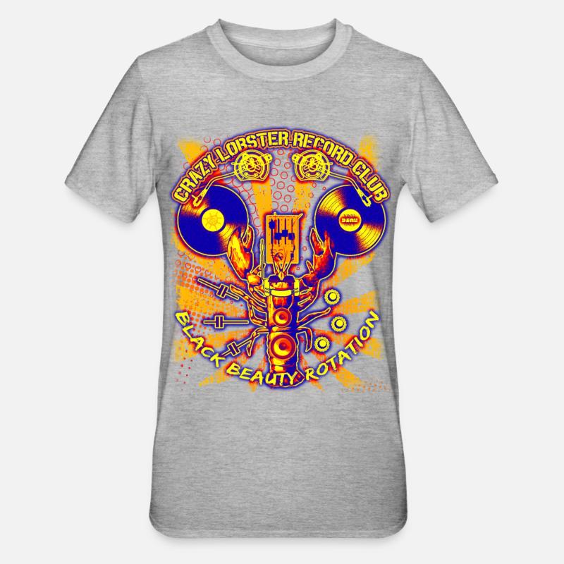 DJ - T-shirt polycoton Unisexe - gris chiné