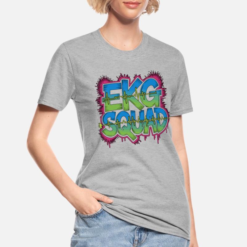 Cardiac Tech ECG Squad Pacemaker Technician Unisex Polycotton T-Shirt