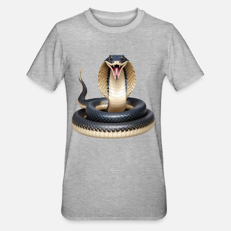 Serpent - T-shirt polycoton Unisexe - gris chiné