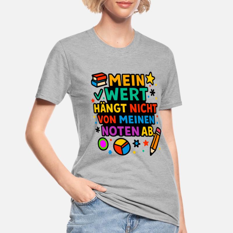 Ma valeur compte, pas mes notes T-shirt polycoton Unisexe