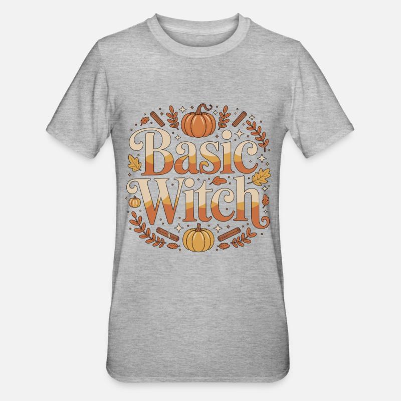 Witchcraft Basic Witch Enchanted Tarot Reading - Unisex Polycotton T-Shirt - heather grey
