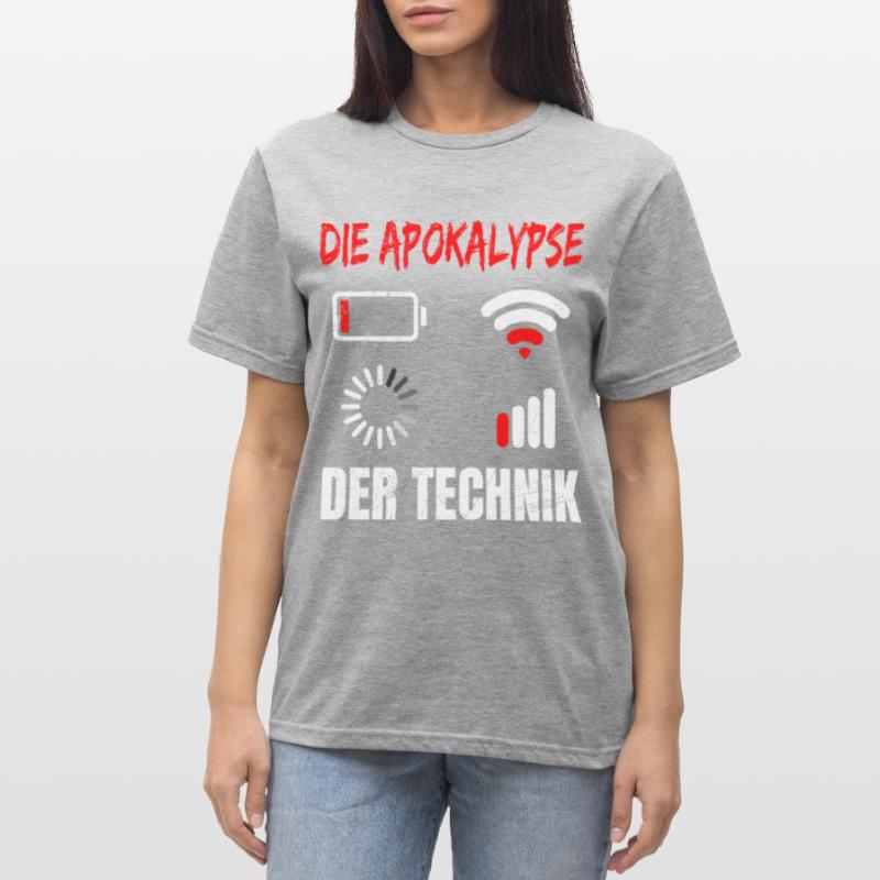 Coder DIE APOKALYPSE DER TECHNIK LUSTIG Unisex Polycotton T-Shirt