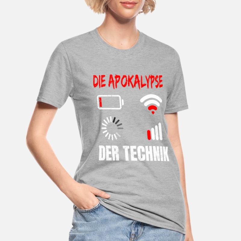 Coder DIE APOKALYPSE DER TECHNIK LUSTIG Unisex Polycotton T-Shirt