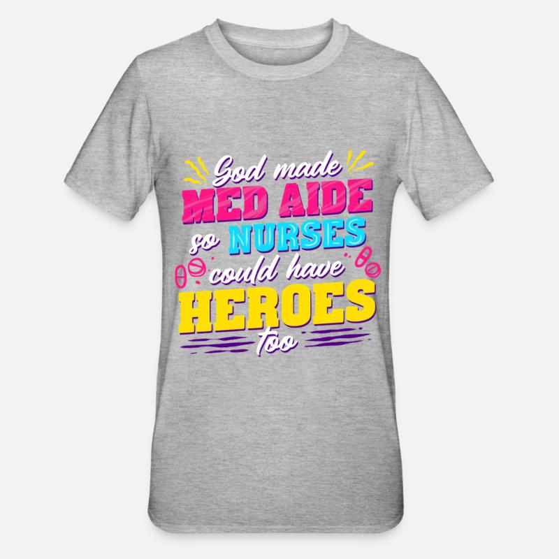 MFA d’assistant médical - T-shirt polycoton Unisexe - gris chiné