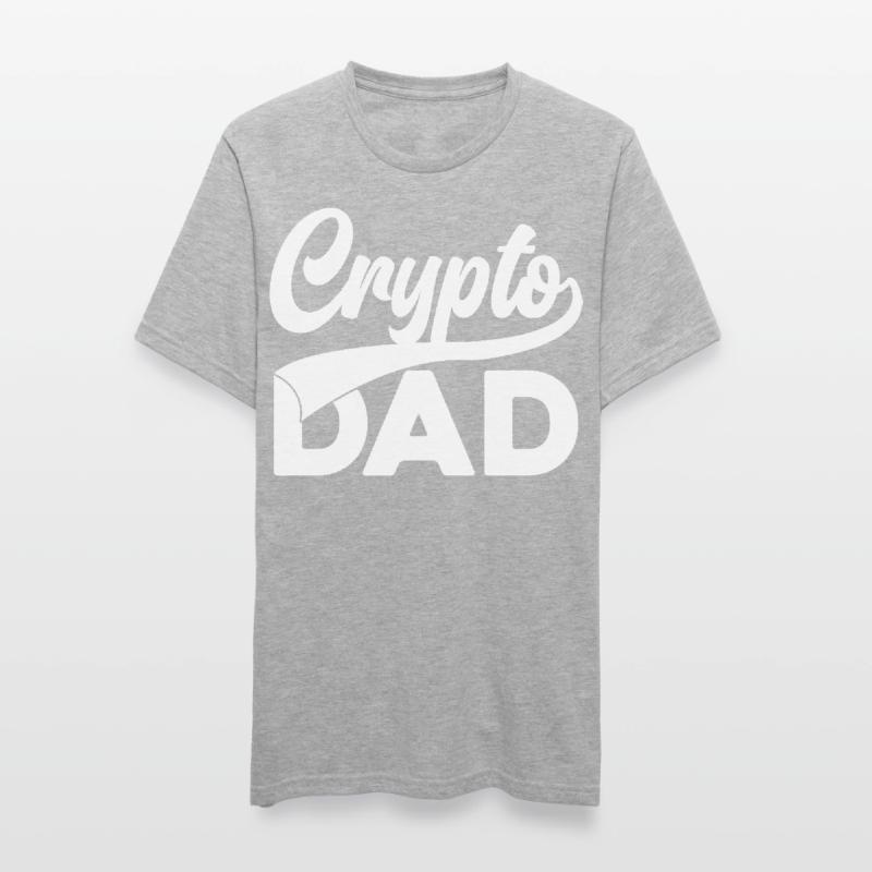 Crypto Dad Script Logo T-shirt polycoton Unisexe
