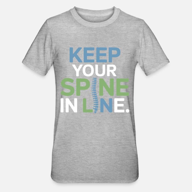 Licensed DC Musculoskeletal Structural Expert  - Unisex Polycotton T-Shirt - heather grey