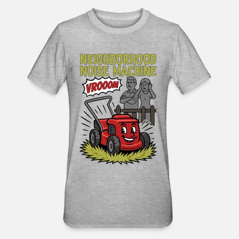 Neighborhood Noise - Unisex Polycotton T-Shirt - heather grey