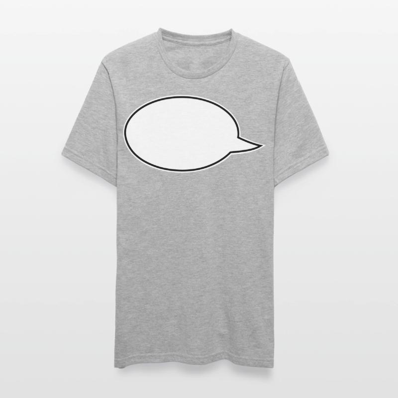 Speech Bubbles Comic Links Unisex Polycotton T-Shirt
