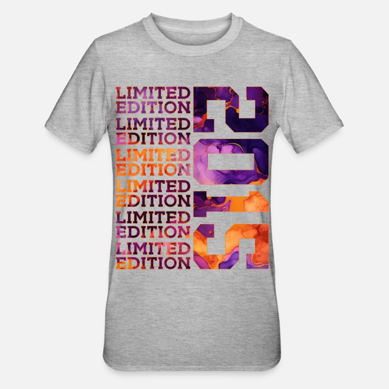 11E ANNIVERSAIRE ÉDITION LIMITÉE 2015 - T-shirt polycoton Unisexe - gris chiné