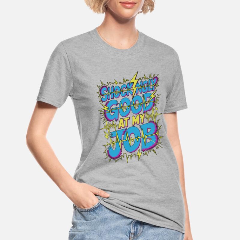 Cardiac Tech Shockingly Good Pacemaker Technician Unisex Polycotton T-Shirt